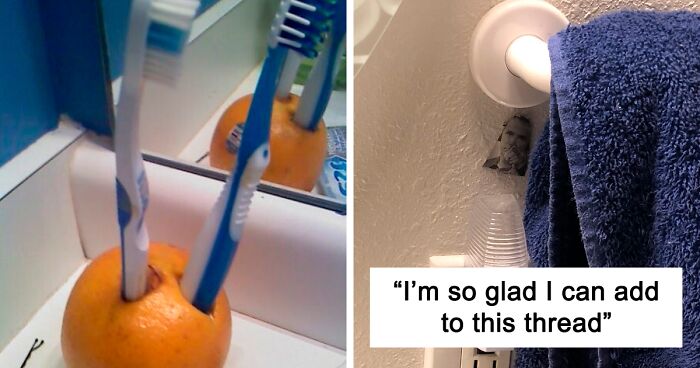 People On Twitter Share Pics Of Weird Stuff In Guys’ Bathrooms And Here Are 35 Of The Best Ones
