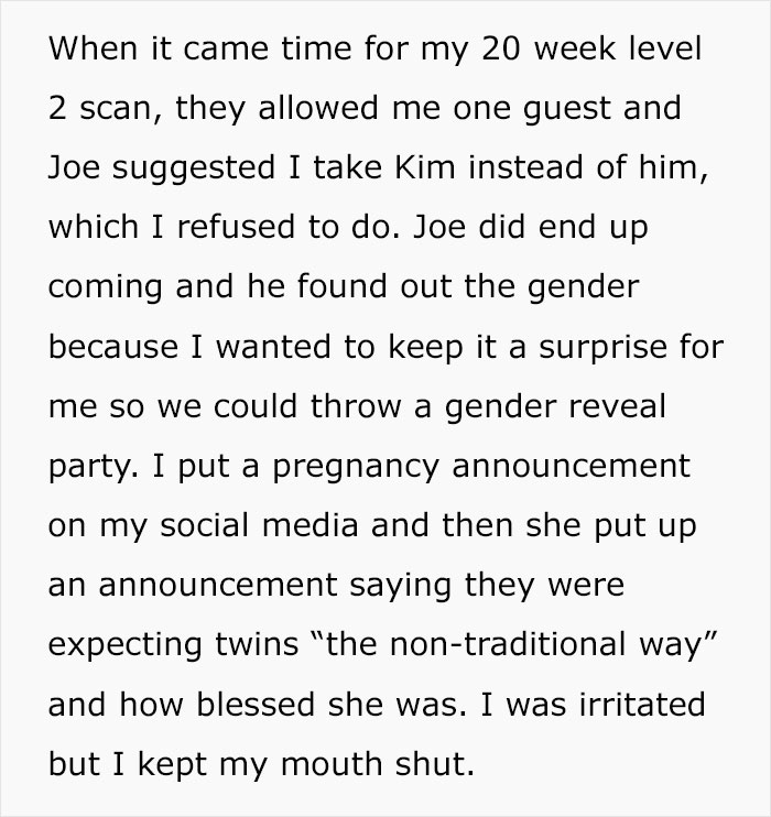 Woman Pregnant With Twins Has To Find A Lawyer Because Her Ex's New GF With Fertility Issues Treats Her Like A Surrogate Woman Pregnant With Twins Has To Find A Lawyer Because Her Ex's New GF With Fertility Issues Treats Her Like A Surrogate
