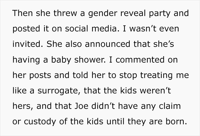 Woman Pregnant With Twins Has To Find A Lawyer Because Her Ex's New GF With Fertility Issues Treats Her Like A Surrogate Woman Pregnant With Twins Has To Find A Lawyer Because Her Ex's New GF With Fertility Issues Treats Her Like A Surrogate