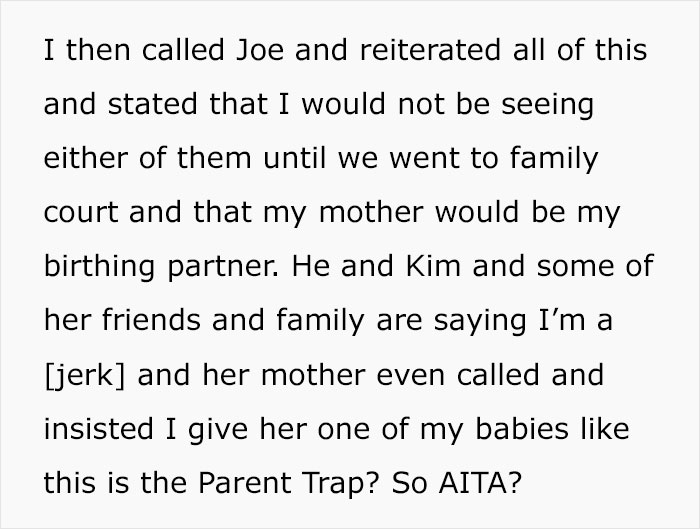 Woman Pregnant With Twins Has To Find A Lawyer Because Her Ex's New GF With Fertility Issues Treats Her Like A Surrogate Woman Pregnant With Twins Has To Find A Lawyer Because Her Ex's New GF With Fertility Issues Treats Her Like A Surrogate