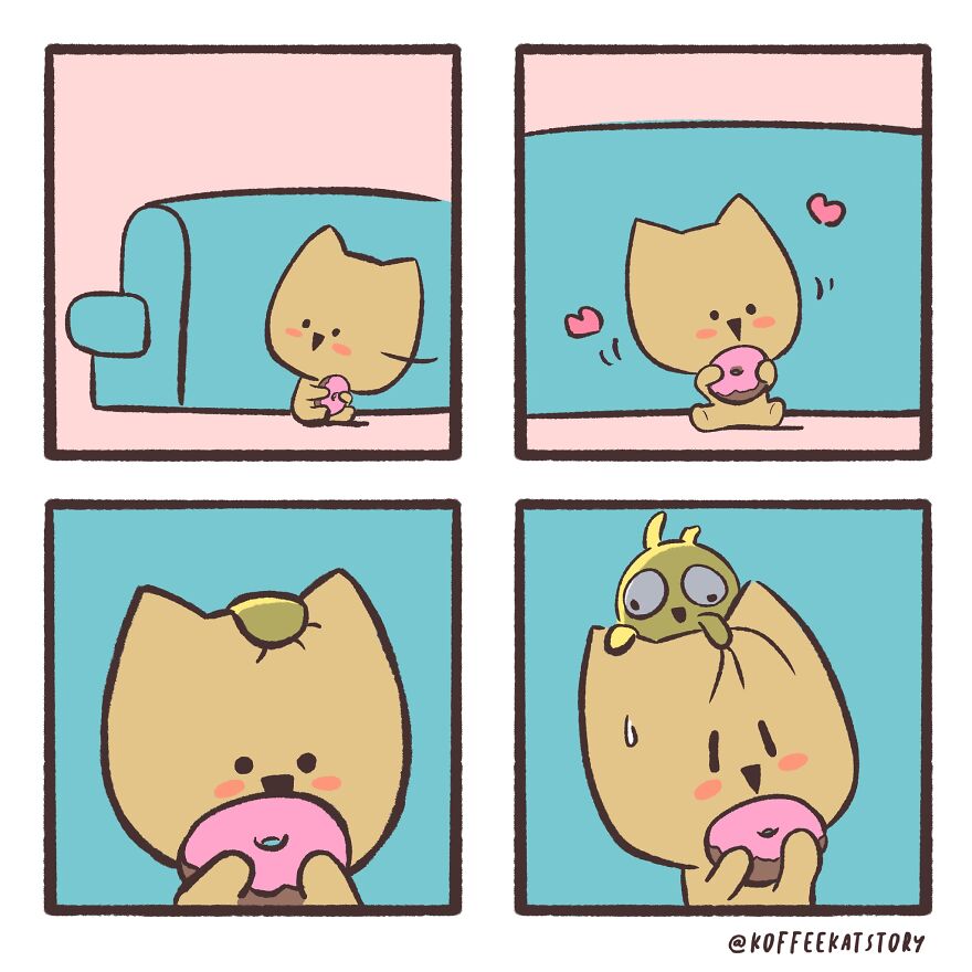 Cute-Animal-Comics-Koffee-Kat-Story-Arisa-Veeravitayases