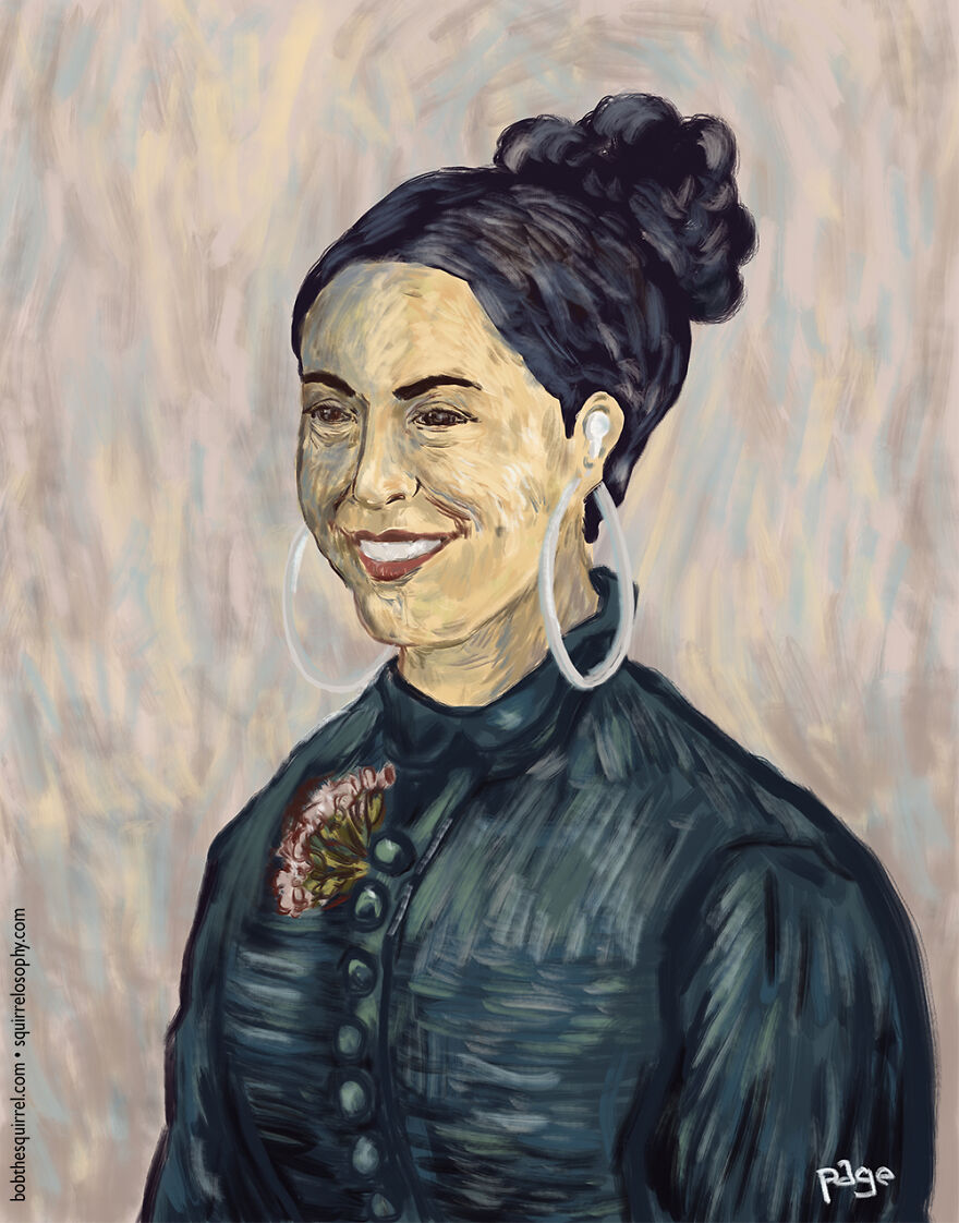 I Reimagine My Family In The Style Of Vincent Van Gogh