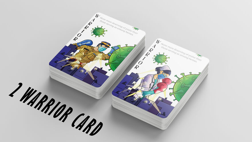 A Custom-Designed Set Of Corona Themed Playing Cards With 52 Illustration & Stories Inspired By True Rvents