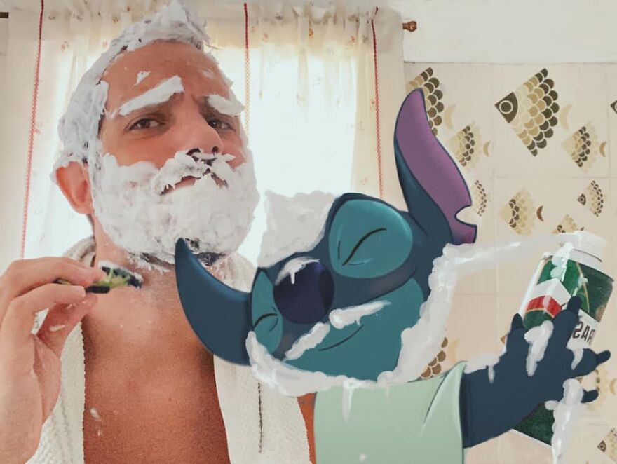 This Guy Keeps Bringing Disney Characters Into The Real World And The Result Couldn't Be More Hilarious (52 New Pics)