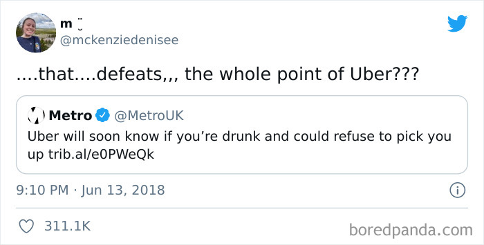 Guess It’s Back To Good Ol’ Drunk Driving