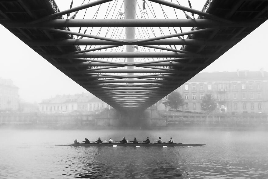 I Had A Split Second To Take A Good Photograph Of The Rowing Boat Which Was Moving So Rapidly