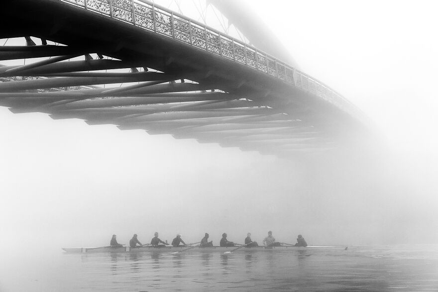 I Had A Split Second To Take A Good Photograph Of The Rowing Boat Which Was Moving So Rapidly