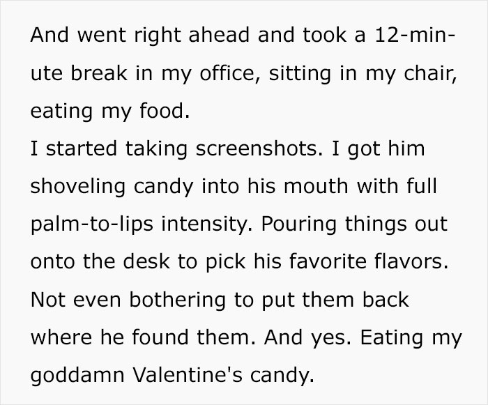 Employee Notices Her Food Going Missing, Installs A Nanny Cam And Catches The Shameless Thief