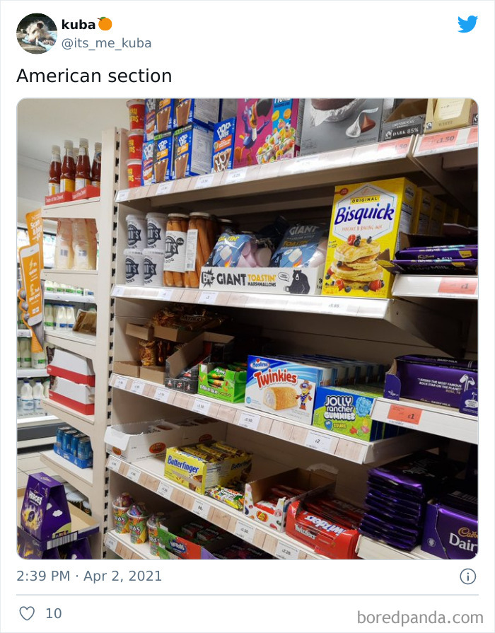 American-Sections-In-International-Stores