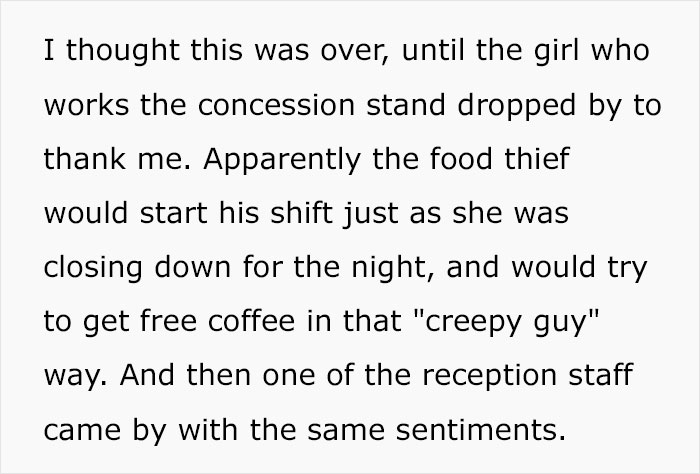 Employee Notices Her Food Going Missing, Installs A Nanny Cam And Catches The Shameless Thief