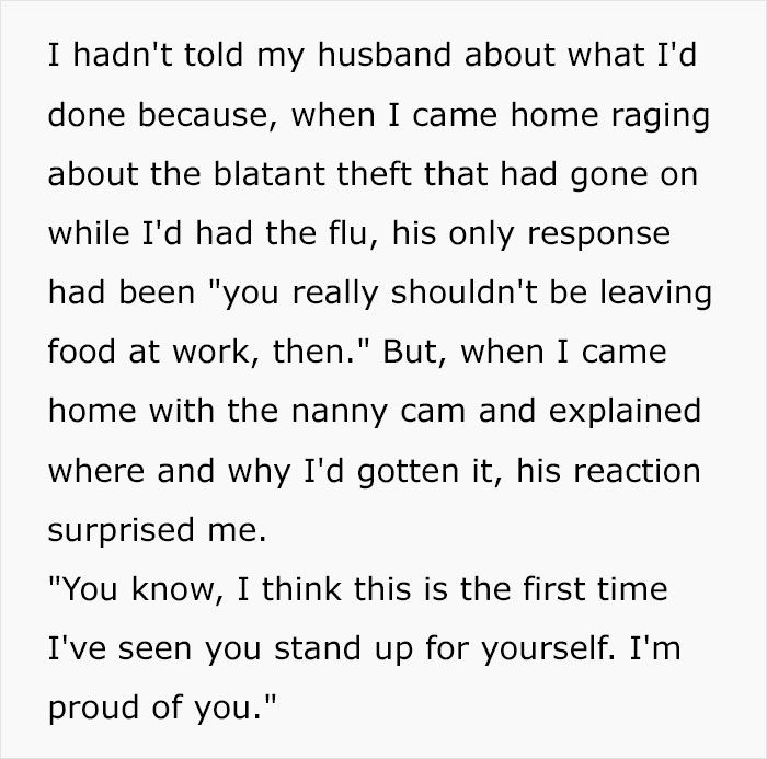 Employee Notices Her Food Going Missing, Installs A Nanny Cam And Catches The Shameless Thief