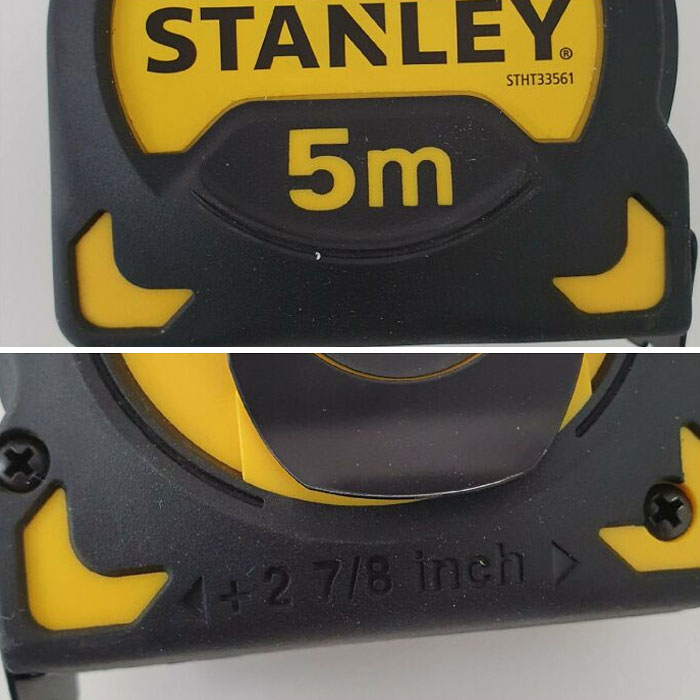 Metric Tape But With An Imperial Tape Holder Length