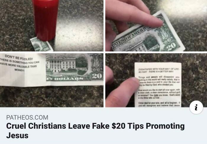 A Feeble Attempt To Get Out Of Tipping