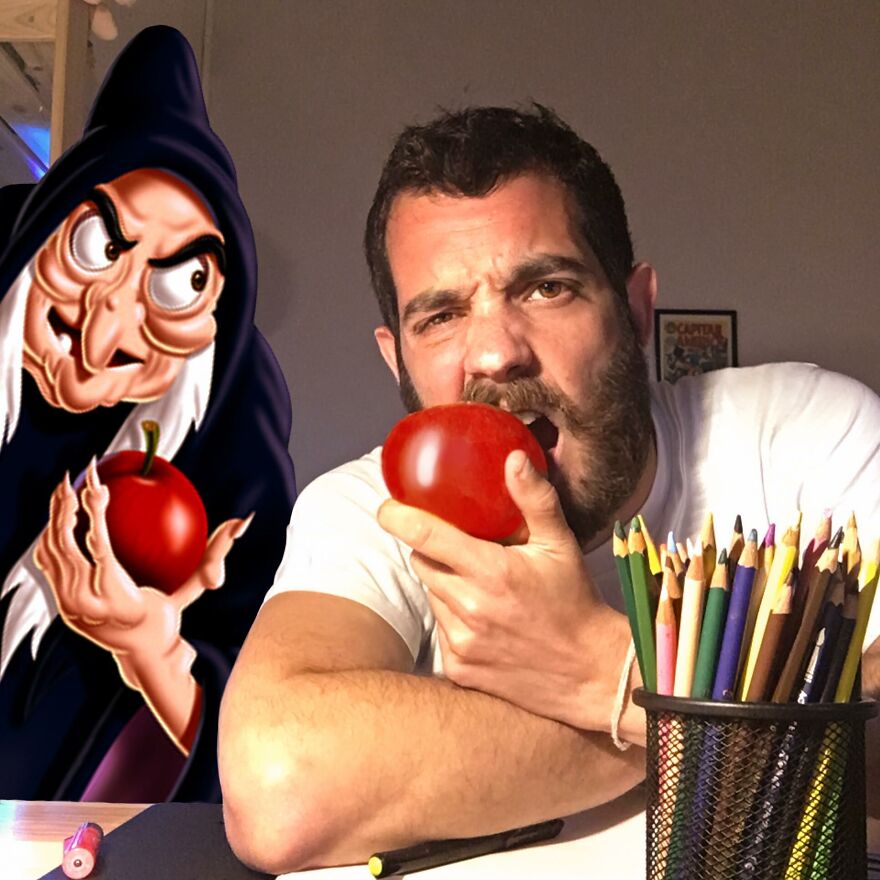 This Guy Keeps Bringing Disney Characters Into The Real World And The Result Couldn't Be More Hilarious (52 New Pics)