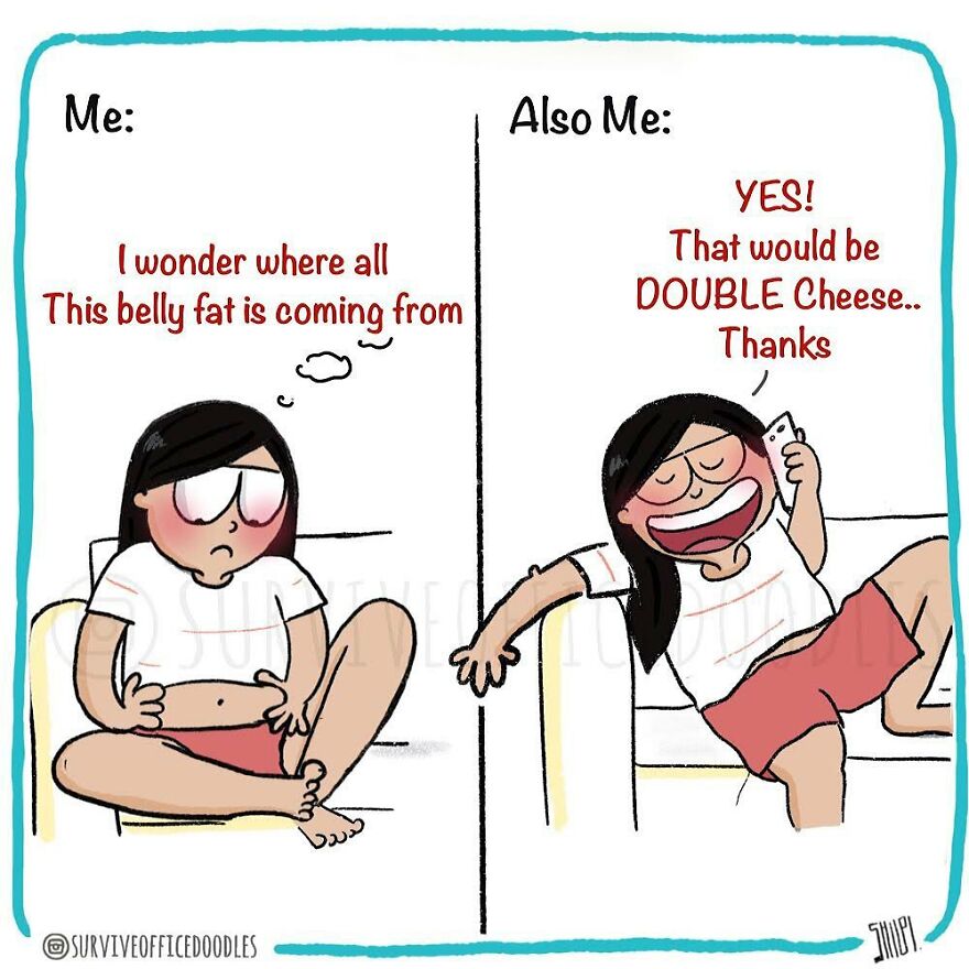 Indian Artist Shows The Daily Problems Of Women In A Fun Way