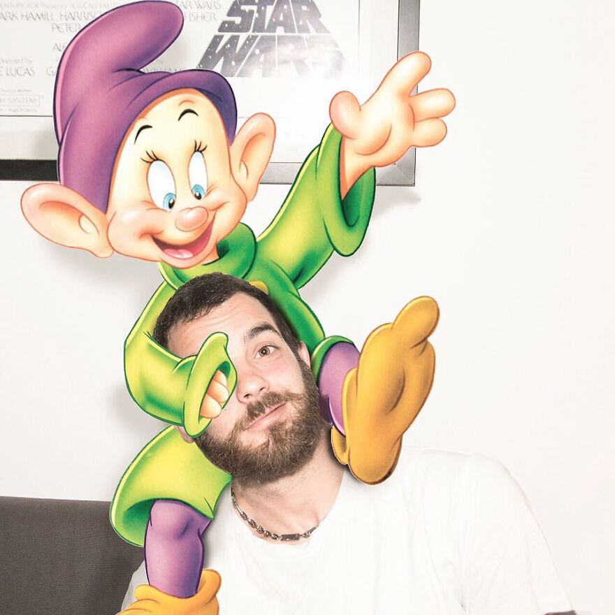 This Guy Keeps Bringing Disney Characters Into The Real World And The Result Couldn't Be More Hilarious (52 New Pics)