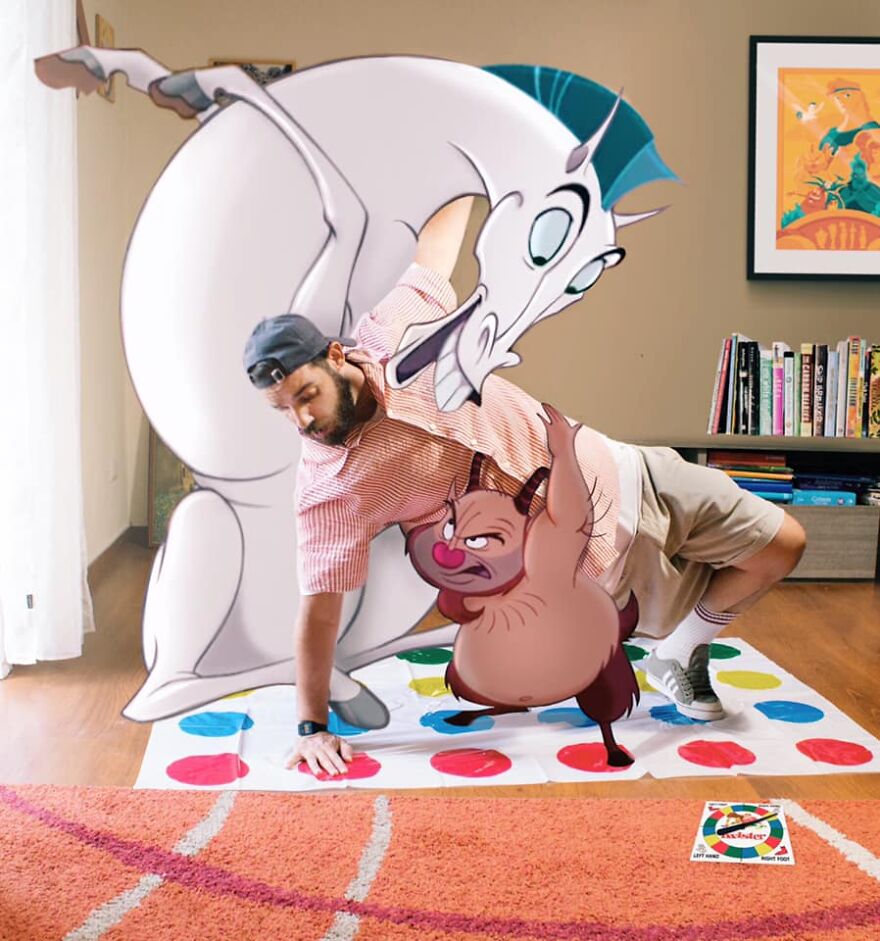 This Guy Keeps Bringing Disney Characters Into The Real World And The Result Couldn't Be More Hilarious (52 New Pics)