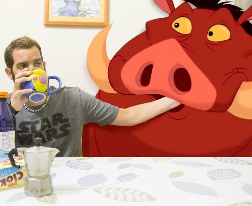 This Guy Keeps Bringing Disney Characters Into The Real World And The Result Couldn't Be More Hilarious (52 New Pics)