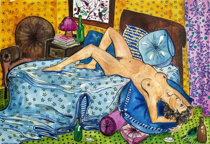 Brighton Artist Illustrates Daily Life, Dreams & Troubles Of Women