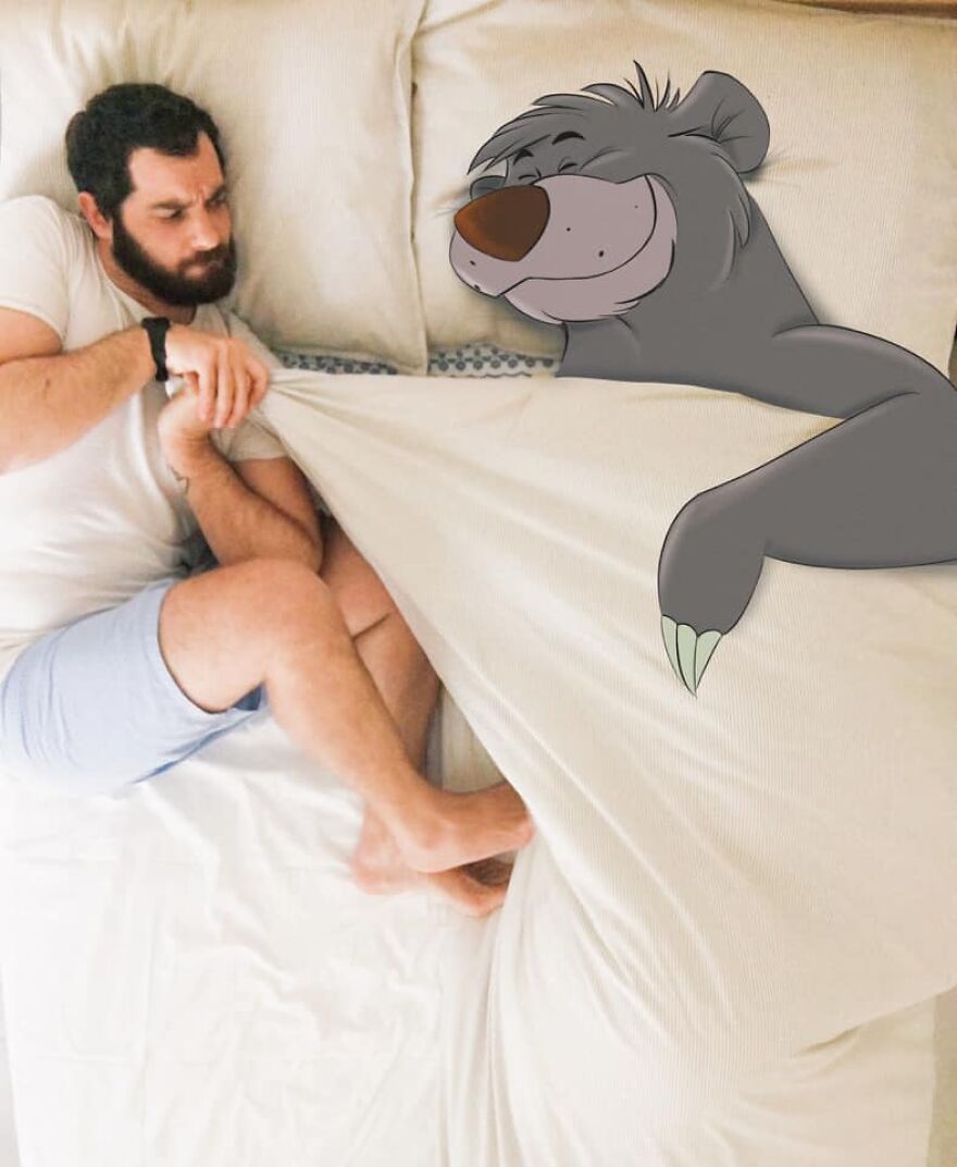 This Guy Keeps Bringing Disney Characters Into The Real World And The Result Couldn't Be More Hilarious (52 New Pics)