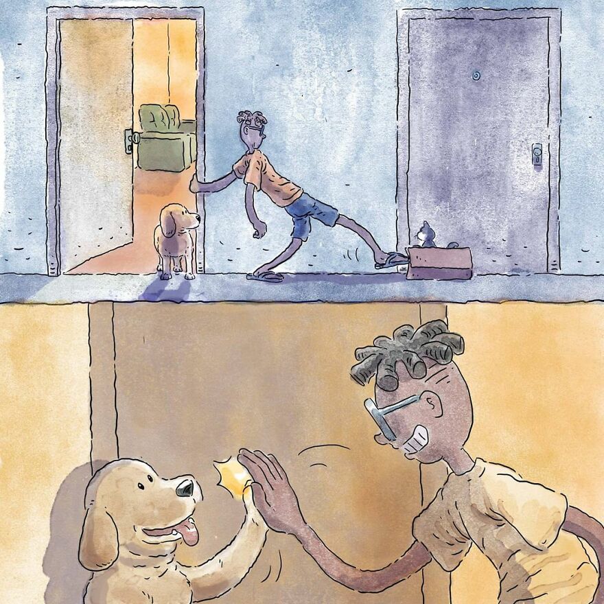 Artist Shares His Kitten Adoption Story In A Heartwarming Comic Without Using A Single Word Artist Shares His Kitten Adoption Story In A Heartwarming Comic Without Using A Single Word