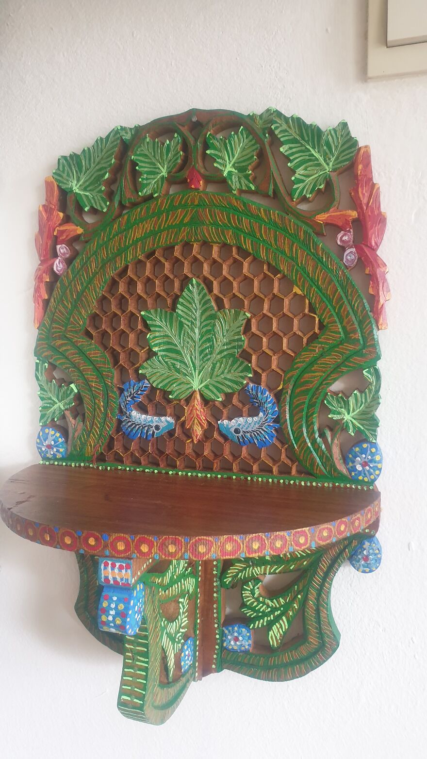 I Just Finished Painting Up This Shelf Thingie And Wanted To Show The Result To My Bestie.