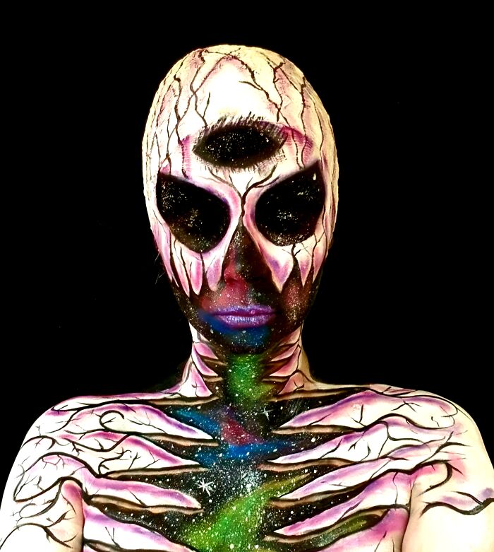 Body-Art-Optical-Illusion-Makeup-Transformations-Movie-Mayhem-Makeup-Emma-Van-De-Peer