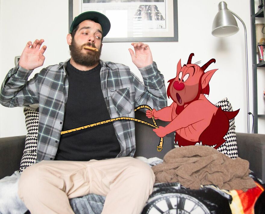 This Guy Keeps Bringing Disney Characters Into The Real World And The Result Couldn't Be More Hilarious (52 New Pics)