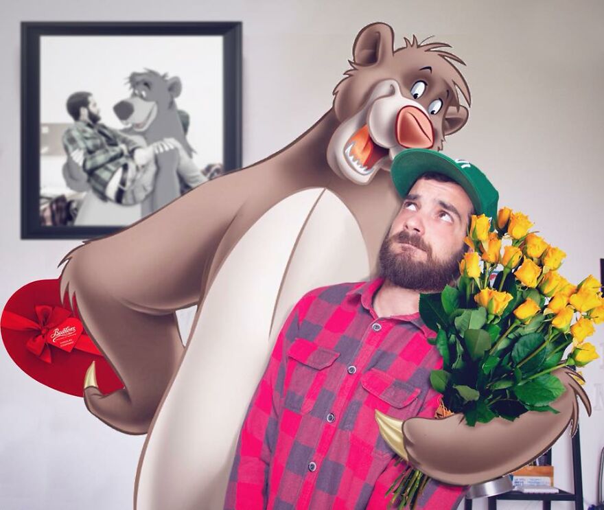 This Guy Keeps Bringing Disney Characters Into The Real World And The Result Couldn't Be More Hilarious (52 New Pics)