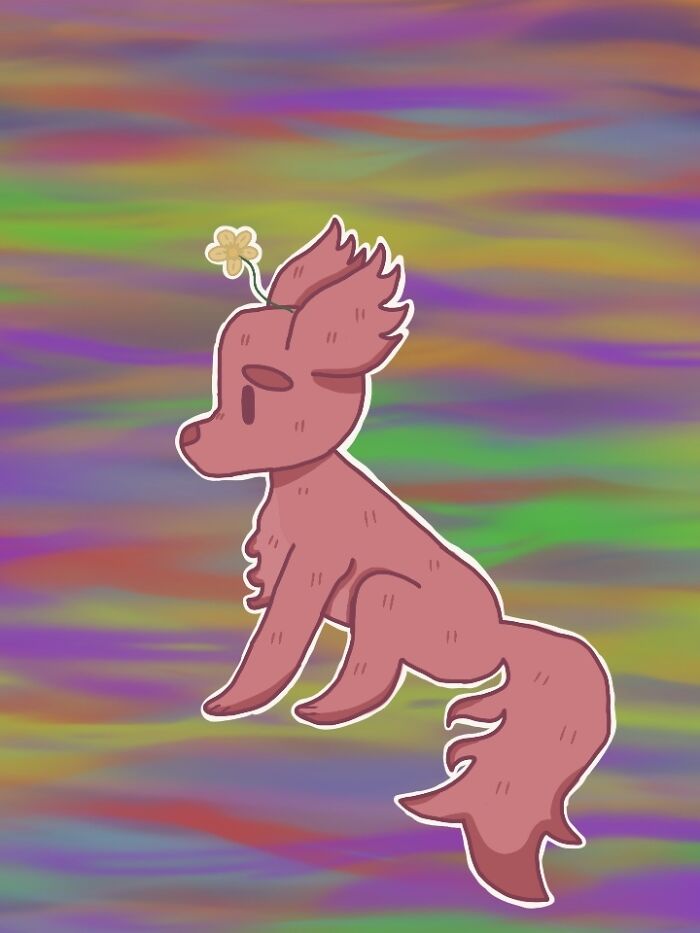 My Profile Pic, Some Sort Of Wolf That’s Pink And... Not Very Realistic Is It...