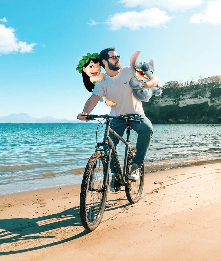 This Guy Keeps Bringing Disney Characters Into The Real World And The Result Couldn't Be More Hilarious (52 New Pics)