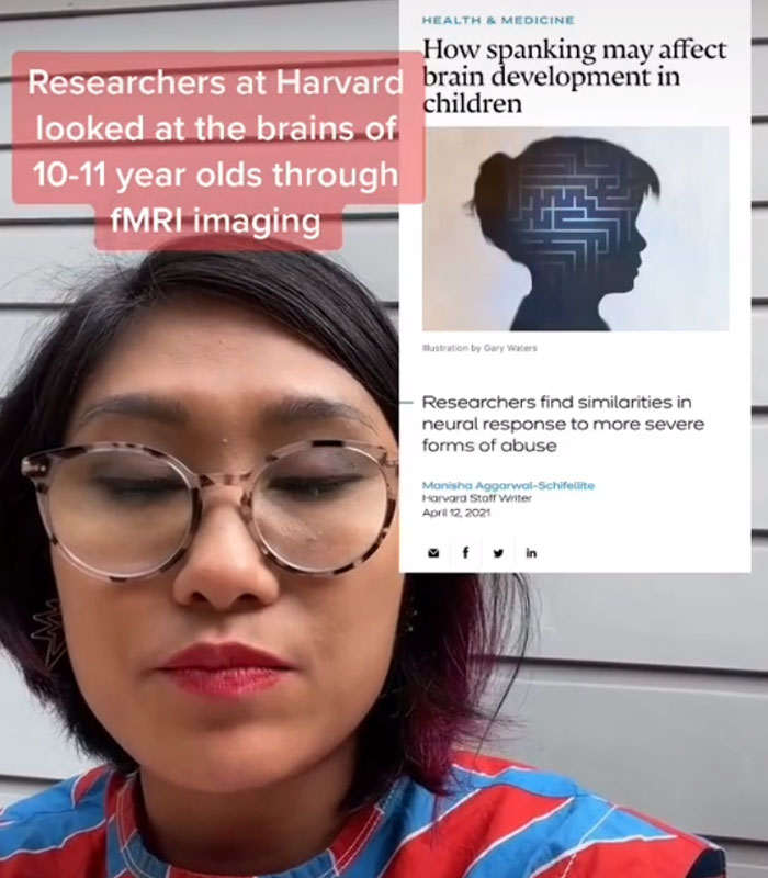 Spanking Your Kids Can Affect Their Brain Development And This Psychologist Explains It On TikTok Spanking Your Kids Can Affect Their Brain Development And This Psychologist Explains It On TikTok