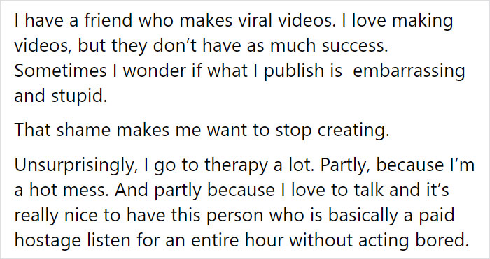 Woman Explains Why Many People Are So Hateful To Themselves, Yet So Loving To Others