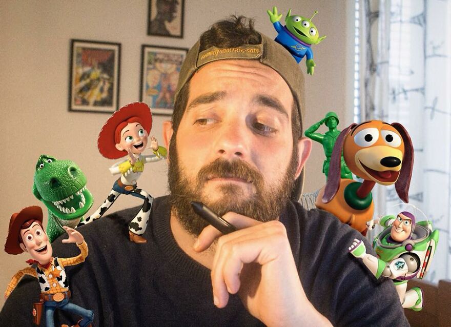 This Guy Keeps Bringing Disney Characters Into The Real World And The Result Couldn't Be More Hilarious (52 New Pics)