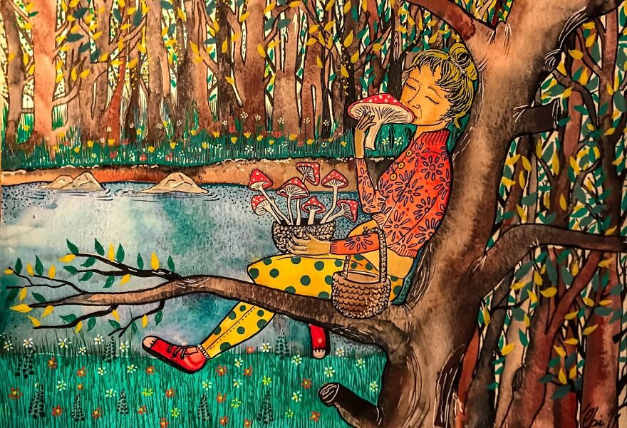 Brighton Artist Illustrates Daily Life, Dreams & Troubles Of Women