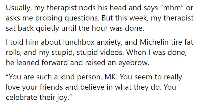 Woman Explains Why Many People Are So Hateful To Themselves, Yet So Loving To Others