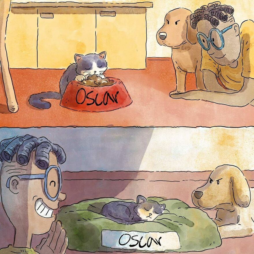 Artist Shares His Kitten Adoption Story In A Heartwarming Comic Without Using A Single Word Artist Shares His Kitten Adoption Story In A Heartwarming Comic Without Using A Single Word