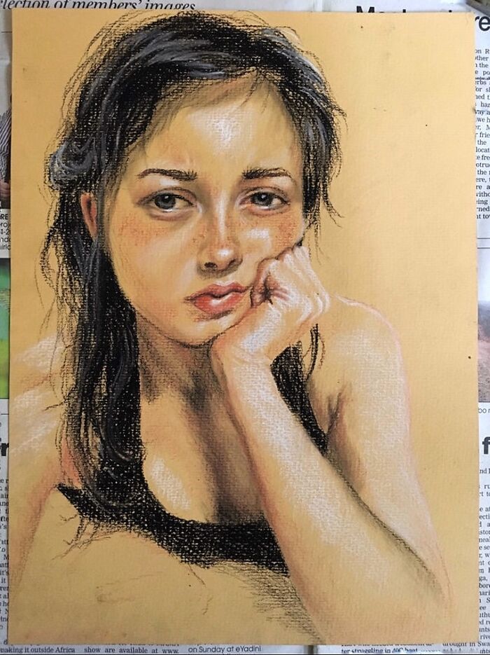 “Jenny”. Chalk Pastel.