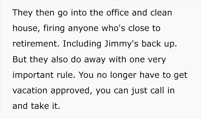 Employee Worked For A Company For 4 Decades And Got His Vacation Time Cut So He Took His Sweet Revenge Employee Worked For A Company For 4 Decades And Got His Vacation Time Cut So He Took His Sweet Revenge