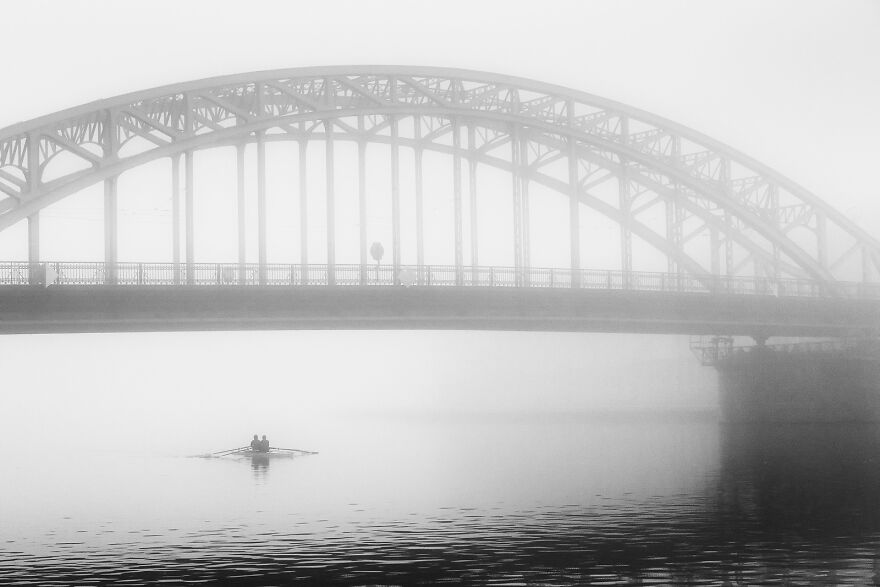 I Had A Split Second To Take A Good Photograph Of The Rowing Boat Which Was Moving So Rapidly