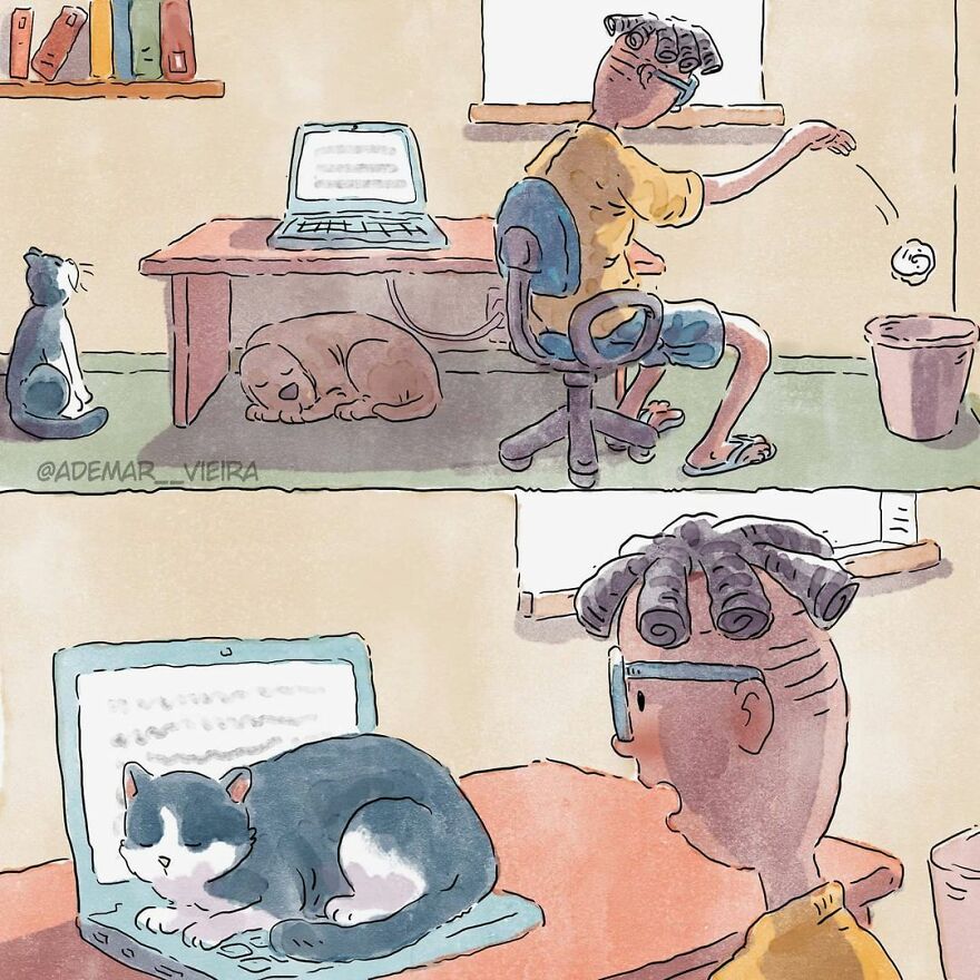 Artist Shares His Kitten Adoption Story In A Heartwarming Comic Without Using A Single Word Artist Shares His Kitten Adoption Story In A Heartwarming Comic Without Using A Single Word