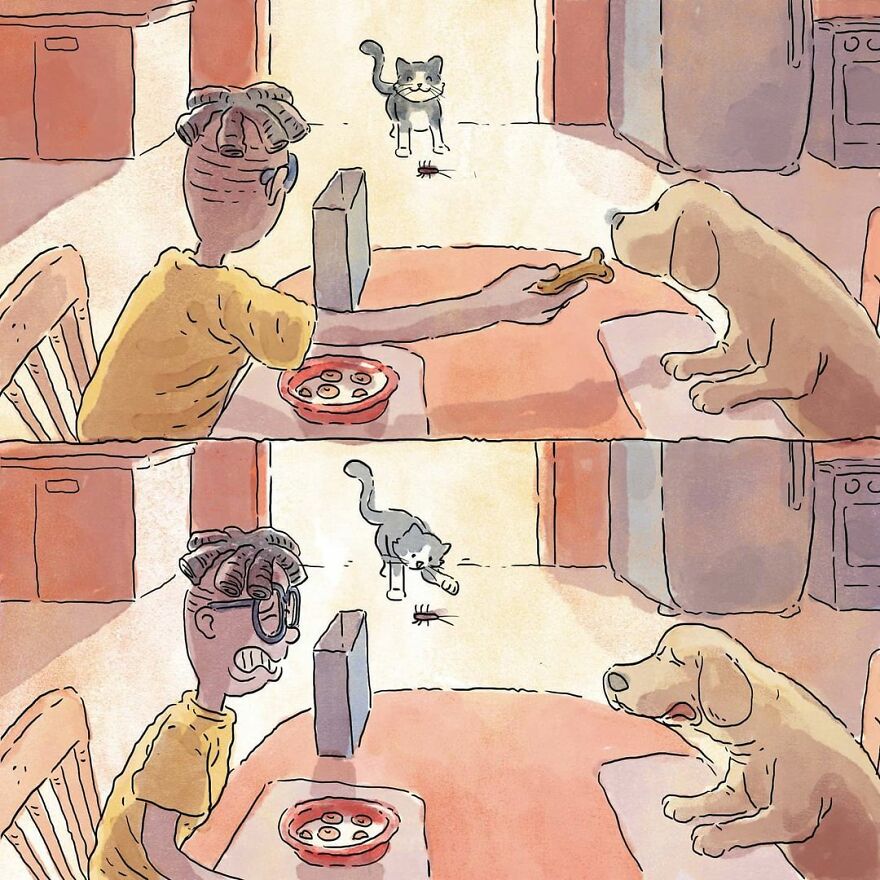 Artist Shares His Kitten Adoption Story In A Heartwarming Comic Without Using A Single Word Artist Shares His Kitten Adoption Story In A Heartwarming Comic Without Using A Single Word