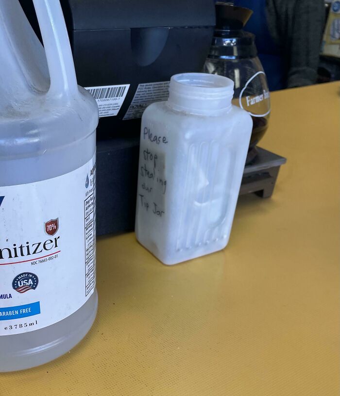 Someone Keeps Stealing The Tip Jar At My Local Donut Shop