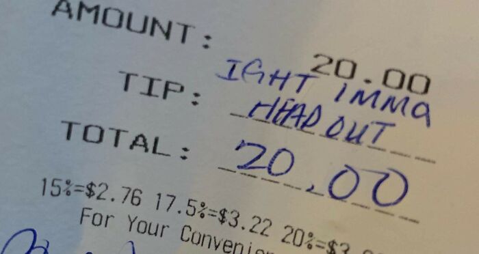 Left A Meme For A Tip