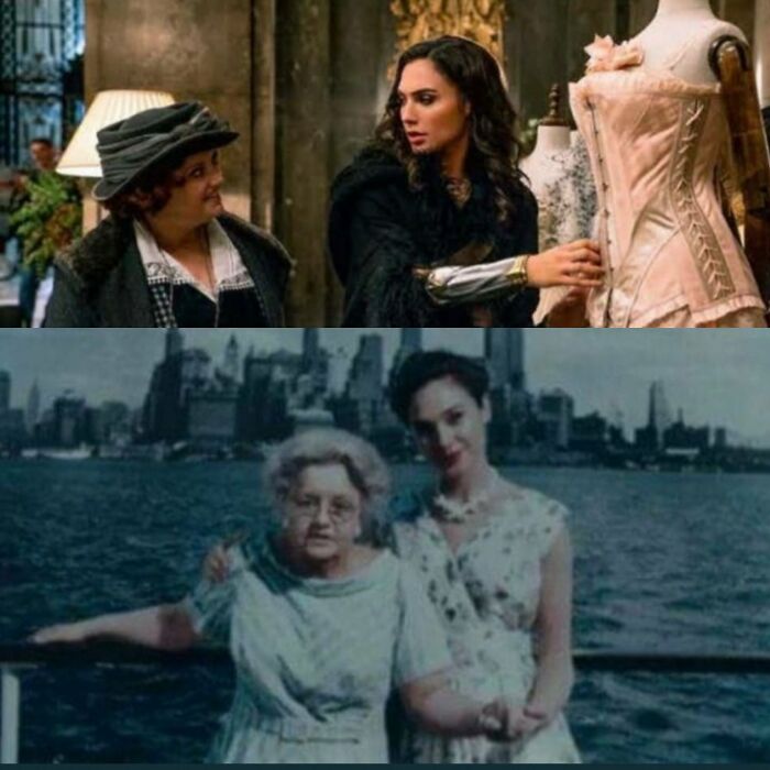 In Wonder Woman 1984 (2020) An Elderly Etta Candy From The First Film Makes An Appearance In One Of The Photographs At Diana's Apartment. The Actress Lucy Davis Actually Reprised The Role In Elderly Makeup Just To Create The Photo