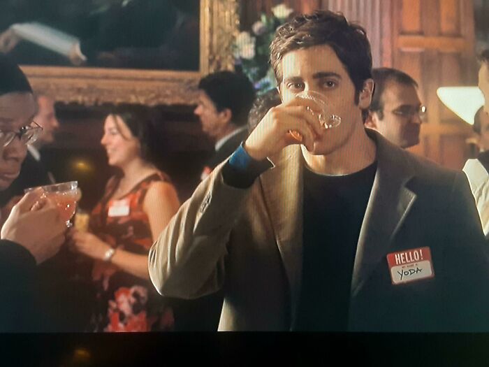 The Day After Tomorrow, (2004) I Never Noticed His Name Tag Saying Yoda. (My Bad If This Is The Wrong Format)