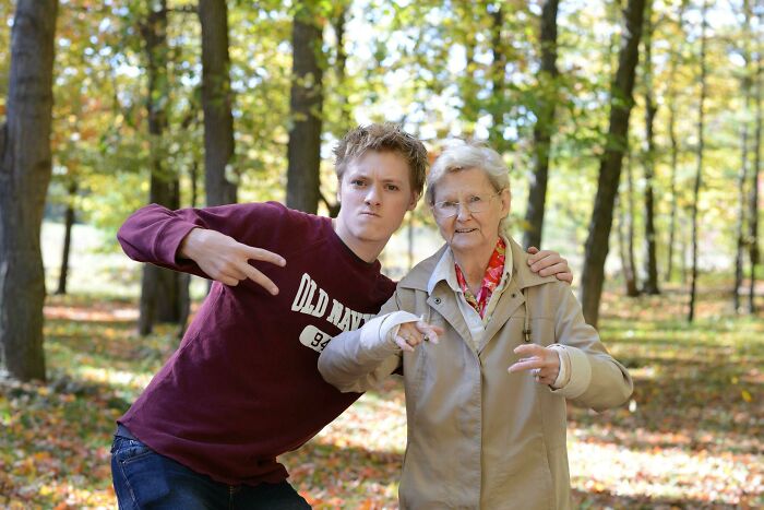 Here Is My Grandma And Me