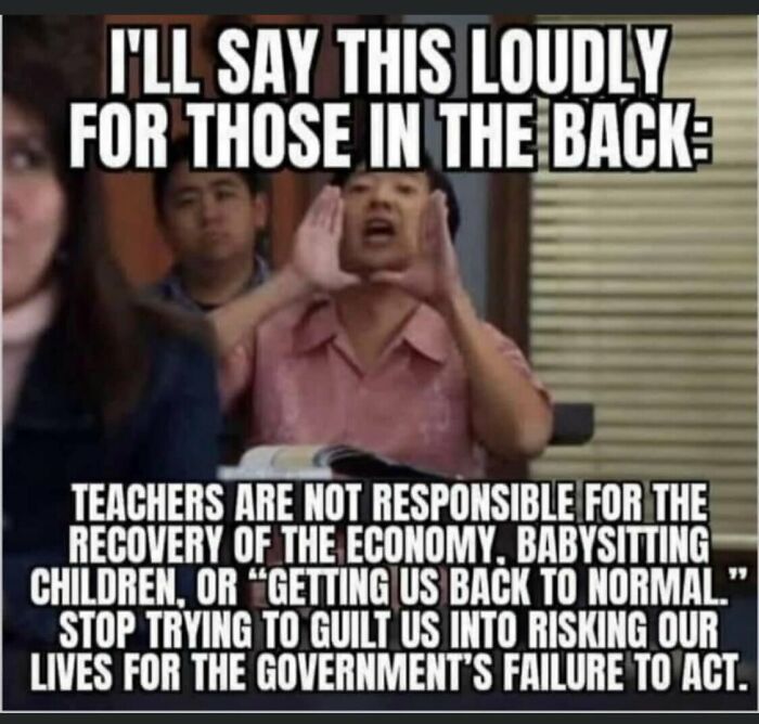 And Janitorial Staff. And Bus Drivers. And Kitchen Staff