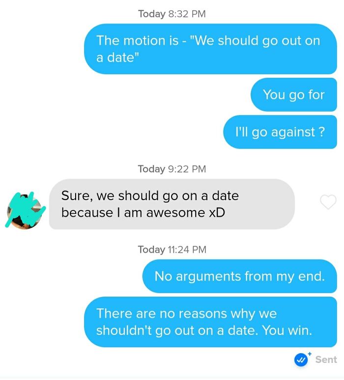 Her Bio Said That She Loves Debating