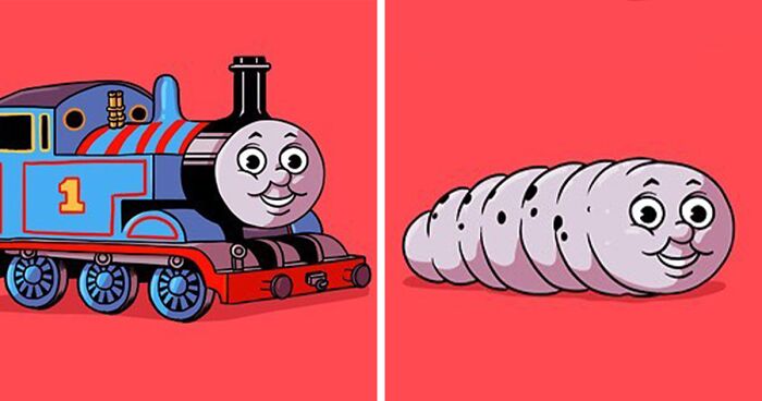 Artist ‘Uncovers’ The Disturbing Behind-The-Scenes Of Popular Characters (30 New Pics)